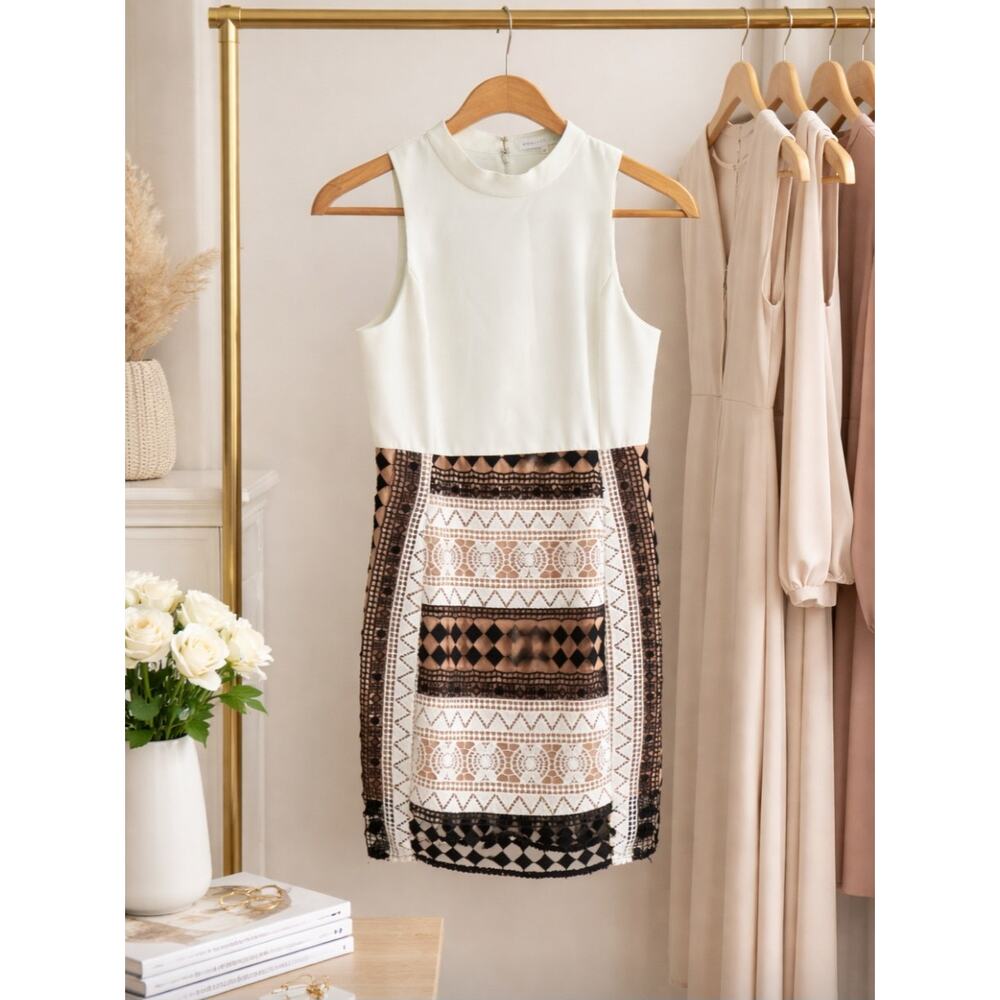 Endless Rose White Black Lace Dress M